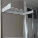 Ver imagem 3 de Kit com 5 Peças Varal Magico 4 Varetas Aluminio 50cm - Dobravel Branco