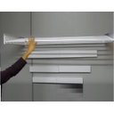 Ver imagem 4 de Kit com 5 Peças Varal Magico 4 Varetas Aluminio 50cm - Dobravel Branco