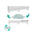 Ver imagem 6 de Guarda Roupa 3 Portas C/ (2 Cristal) e 3 Gavetas Uli Branco/amendoa - Peroba