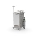 Ver mais imagens de Carrinho Hospitalar 5 Gavetas Médico - Tampo Inox - Estrutura em Aço com Acessórios