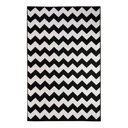 Ver imagem 1 de Tapete Sala sem Pelo Zigzag Preto e Prata 250x300 Cm Chevron