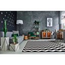 Ver imagem 2 de Tapete Sala sem Pelo Zigzag Preto e Prata 250x300 Cm Chevron