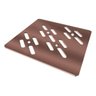Ralo Grelha 15cm Quadrado COBRE ROSE -Novii Ralo Linear - 2
