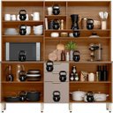 Ver imagem 5 de Kit Cozinha Compacta 10 Portas 2 Gavetas Ruby Amêndola/Nude