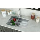 Ver imagem 2 de Cuba Inox Gourmet 60x40 Quadra com Valvula e Capa Decorativa e Escorredor