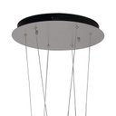 Ver imagem 3 de Pendente Água Nickel Branco e Transparente 38,5cm 3x 7w - Bella - Re015m