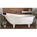 Ver imagem 1 de Banheira Vitoriana Branca 1,65m - Encosto alto