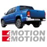 Par Adesivo Emblema 4motion Amarok 2017 Cinza Claro Teu Adesivo - 2
