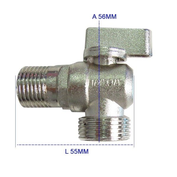 Registro Esfera Para Máquina de Lavar Louça Tanque 1/2 x 3/4 - 2