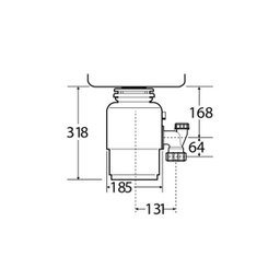 Triturador de Pia de Cozinha InSinkErator -66 -220V - 3