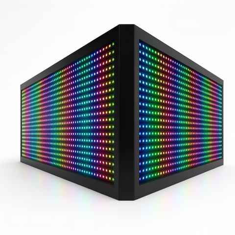 Painel Letreiro Led 130x40 Externo Rgb Wifi Duplo Lado:220v