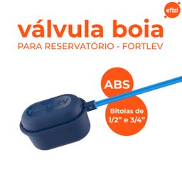 Torneira de Boia com Haste em Abs 1/2″ e 3/4″ - Fortlev - 2