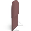 Ver imagem 6 de Cabeceira Cama Box 100cm Orgânica Lanna W01 Suede Rosê - Lyam Decor
