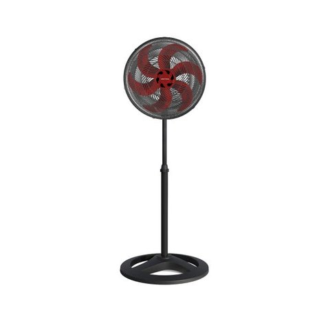 Ventilador Osc Coluna Turbo 6p 40cm Vermelho 220v
