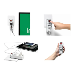 Adaptador Carregador De 2 Tomadas E 2 Usb Eac 1002 Intelbras Bivoltv Branco - 6