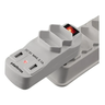 Adaptador Carregador De 2 Tomadas E 2 Usb Eac 1002 Intelbras Bivoltv Branco - 7