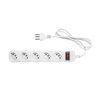 Protetor eletrônico com 5 tomadas EPE 205+ Intelbras Branco - 1