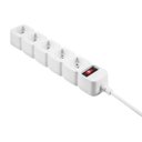 Ver imagem 2 de Protetor eletrônico com 5 tomadas EPE 205+ Intelbras Branco