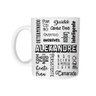 Alexandre Caneca Com Nome Cerâmica 325Ml - 1
