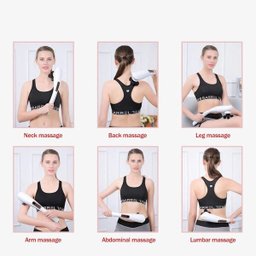 Massageador Muscular Bastão Elétrico 6 Modos Vibratório 24w - 8