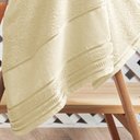 Ver imagem 3 de Jogo de Toalhas Banho 5 Peças 100% Algodão Linha Premium Hipoalergenica: Baunilha