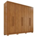 Ver imagem 2 de Guarda-Roupa Casal MDP 6 Portas 2 Gavetas Cinamomo França