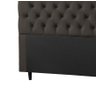 Cabeceira Imperatriz 1000 Plus Queen 1600mm Veludo Adar Marrom - Simbal - 2