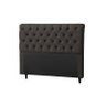 Cabeceira Imperatriz 1000 Plus Queen 1600mm Veludo Adar Marrom - Simbal - 1
