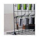 Ver imagem 5 de Expositor para Chaveiro e Bijuteria 0,30 X 0,40m com 8 Ganchos - Cor:preto