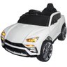 Mini Carro Lamborghini Urus Elétrico Infantil 12v Controle Remoto Luz Som Usb Mp3 Importway - Branco - 2