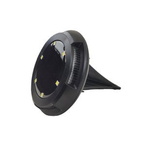 Luminária Solar Espeto Jardim 10 LEDs Sensor de Proximidade Branco Frio 2 Funções Escada