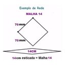 Ver imagem 2 de PANO DE REDE MALHA 14 0,50X70X48 100 METROS