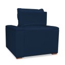 Ver imagem 6 de Poltrona do Papai Confortável Retrátil Reclinável Suede Srj:azul Marinho