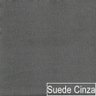 Sofá Curvo 3 Lugares Sala de Estar Recepção Noruega 200cm Suede - Amarena Móveis Cor Cinza - 2