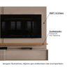 Rack com Painel Atena para TV de 65 Pol Fendi Natural - 2