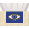 Tapete Capacho 60x40 Cm Olho Grego Decorativo Home Lar Porta Apartamento Casa Boas Energias. - 1