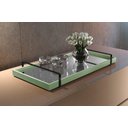 Ver imagem 2 de Bandeja Decorativa Espelhada Lf017 Verde/preto