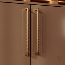 Puxador Zigrinato Il 1780 - Bronze Escovado - 192mm - 3