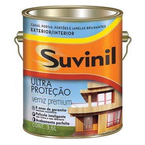 Verniz Ultra Proteção para Madeira Natural 3,6 Litros - Suvinil Verniz 3,6l Ultra Protecao Natural