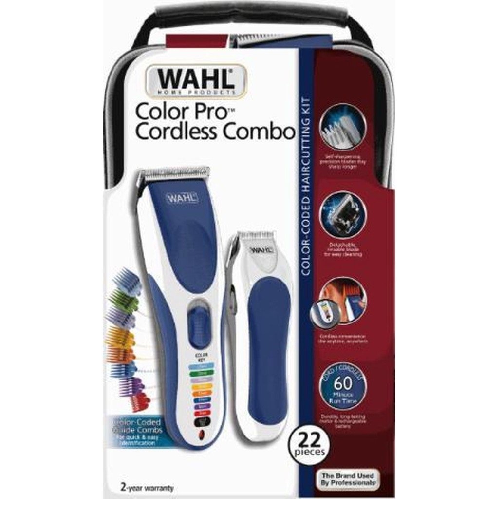 Kit Máquina de Cortar Cabelo e Aparador Wahl Color Pro Sem Fio Color Pro Cordless - 4