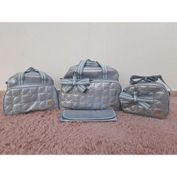 Kit Bolsa Maternidade Azul Bebe Premium Ello Baby - 2