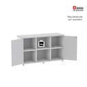 Ver mais imagens de Armário Credenza 2 Portas Pivotante P25 Branco/Cinza