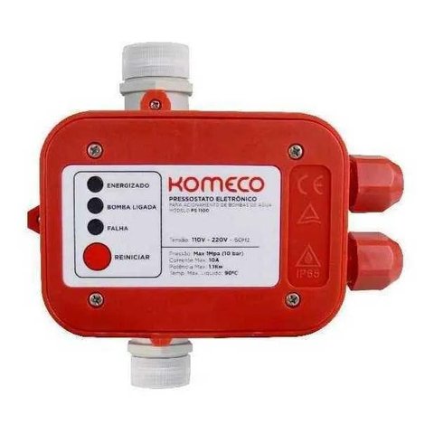 Pressostato Ps1100 Komeco para Água Fria e Quente
