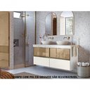 Ver mais imagens de Conjunto 02 Balcoes Para Banheiro Cj14 Branco Off White
