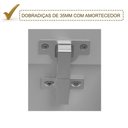 Ver imagem 6 de Conjunto 02 Balcoes Para Banheiro Cj14 Branco Off White