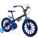 Ver imagem 1 de Bicicleta Infantil Aro 16 Tech Boys Nathor Menino Cor Azul Preto