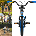 Ver imagem 3 de Bicicleta Infantil Aro 16 Tech Boys Nathor Menino Cor Azul Preto