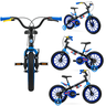 Bicicleta Infantil Aro 16 Tech Boys Nathor Menino Cor Azul Preto - 2