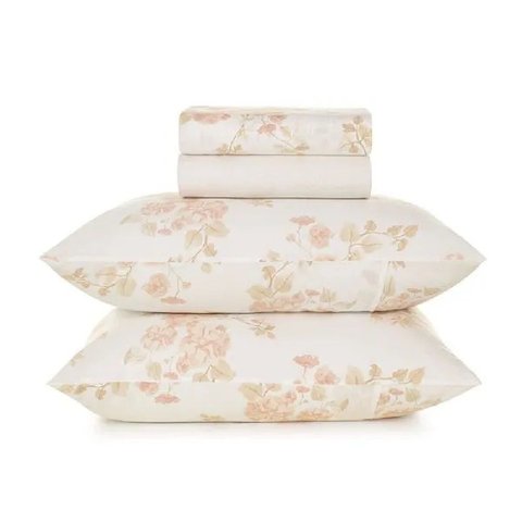 Jogo de Cama Casal Estampa Thalia 4 Pcs 160 Fios Karsten