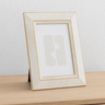 Porta-retratos em Poliestireno e Vidro Bege - 10x15 - 2